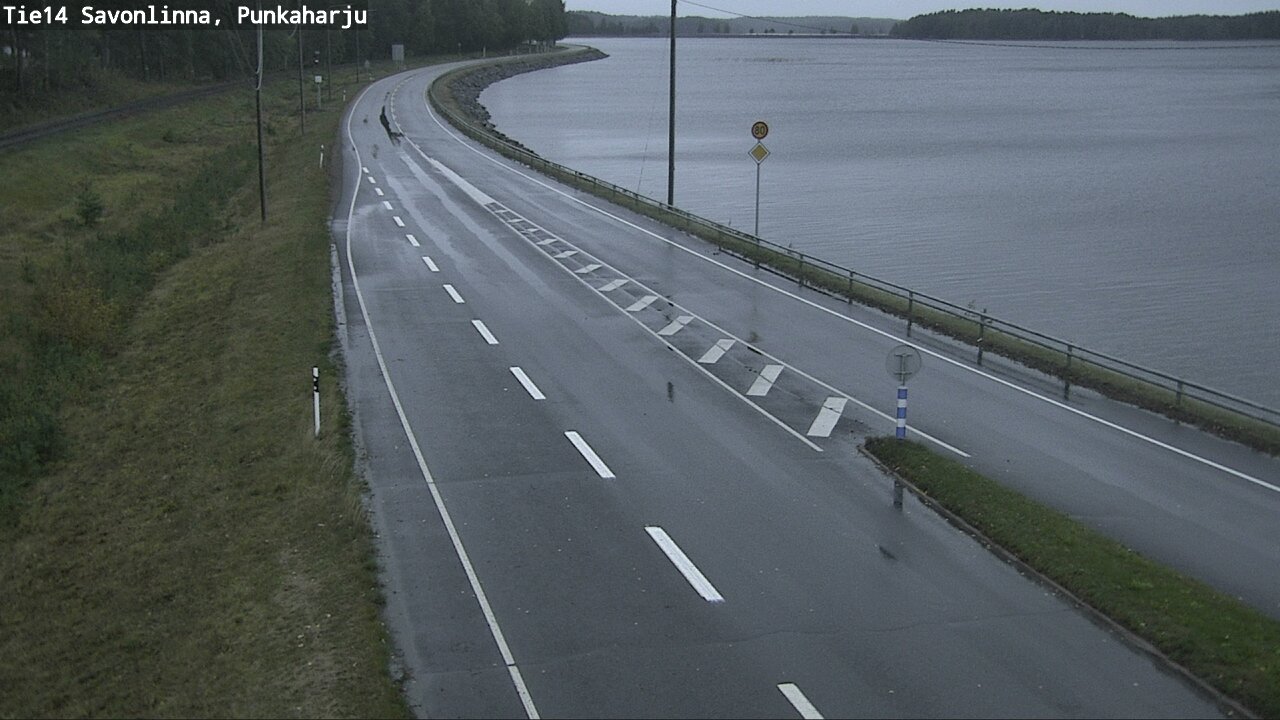 Weather Camera Image Road 14 Savonlinna, Punkaharju, Savonlinna, Etelä-Savo