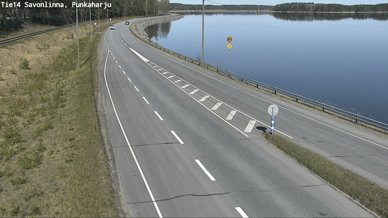 Weather Camera Image Road 14 Savonlinna, Punkaharju, Savonlinna, Etelä-Savo