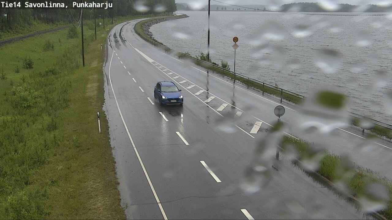 Weather Camera Image Road 14 Savonlinna, Punkaharju, Savonlinna, Etelä-Savo
