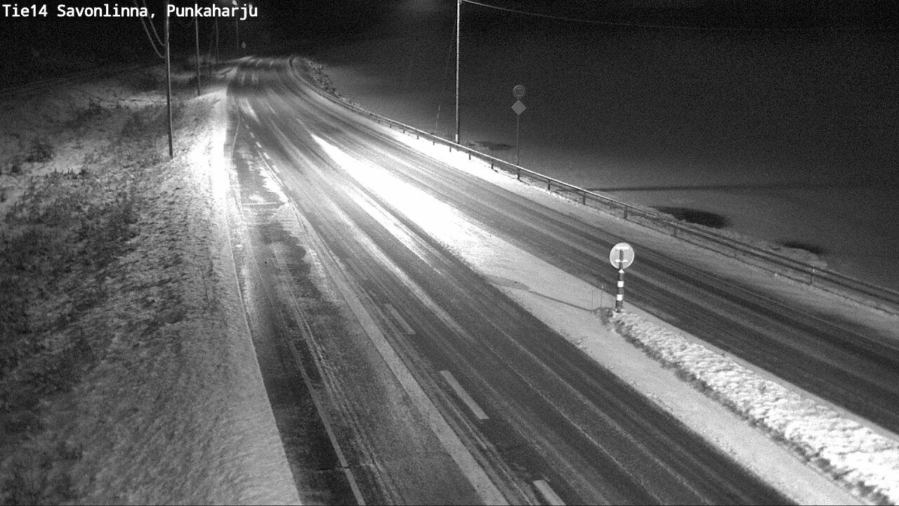 Weather Camera Image Väg 14 Savonlinna, Punkaharju, Savonlinna, Etelä-Savo