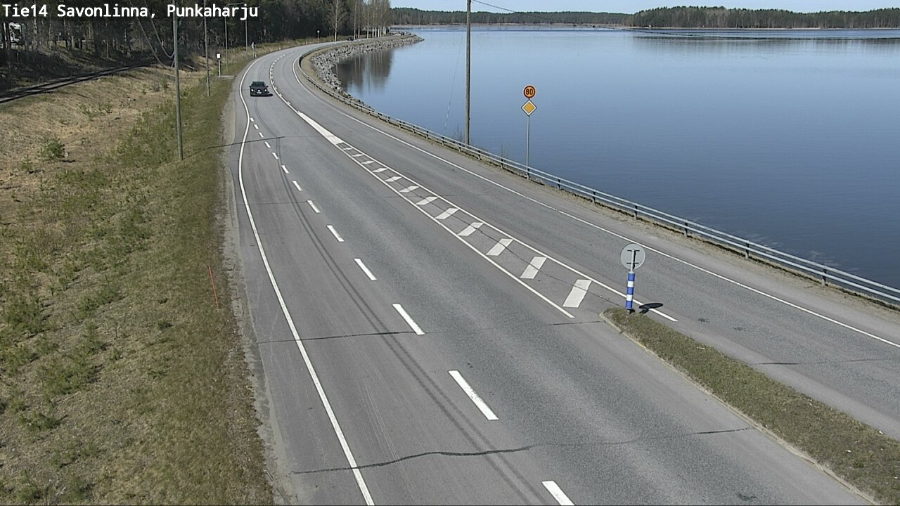 Weather Camera Image Road 14 Savonlinna, Punkaharju, Savonlinna, Etelä-Savo