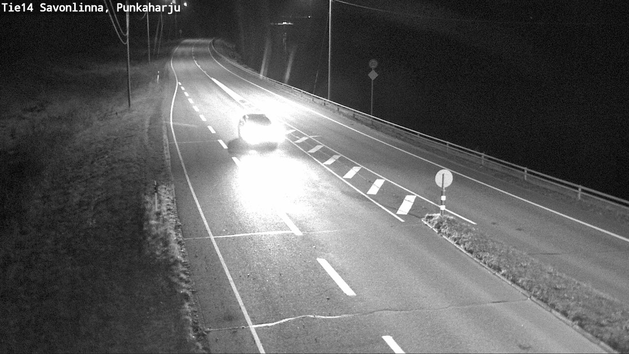Weather Camera Image Road 14 Savonlinna, Punkaharju, Savonlinna, Etelä-Savo