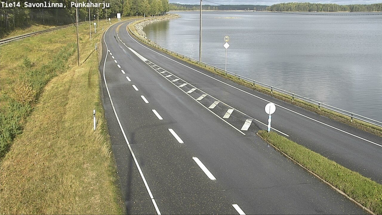 Weather Camera Image Road 14 Savonlinna, Punkaharju, Savonlinna, Etelä-Savo