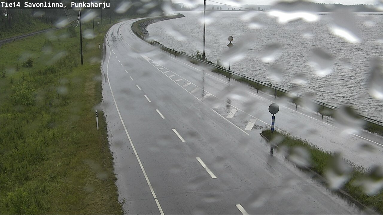 Weather Camera Image Road 14 Savonlinna, Punkaharju, Savonlinna, Etelä-Savo