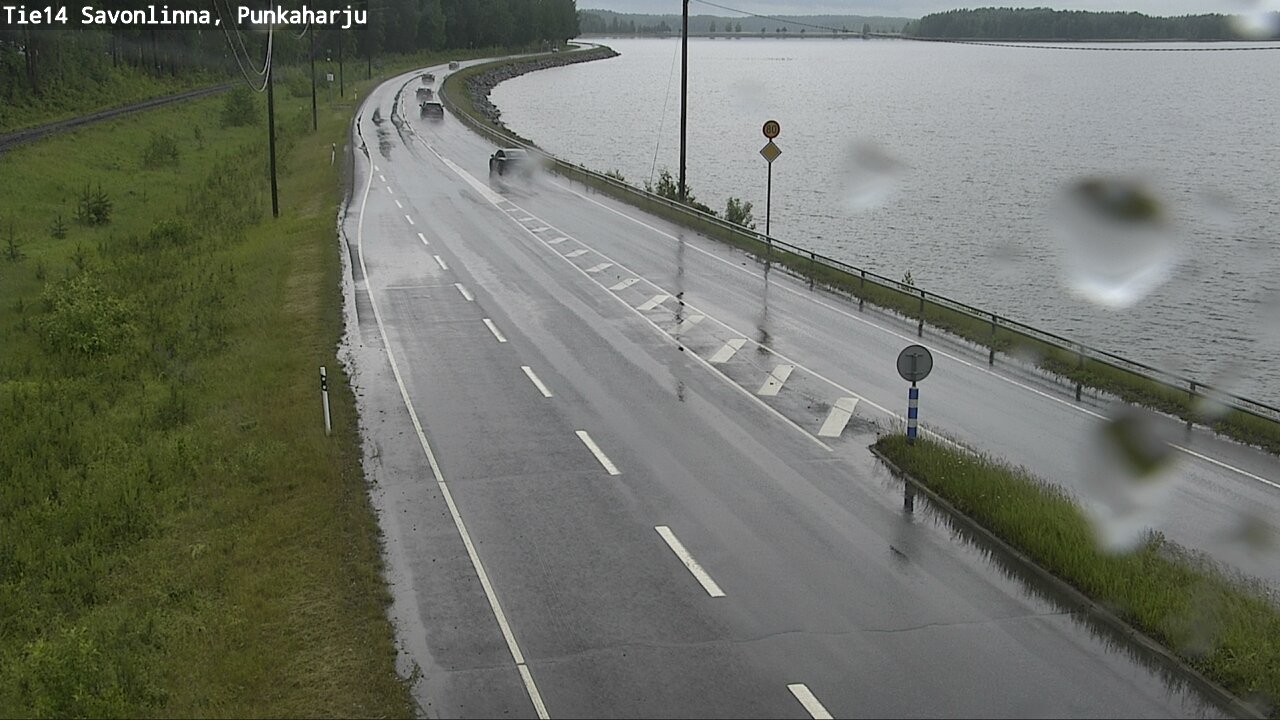 Weather Camera Image Väg 14 Savonlinna, Punkaharju, Savonlinna, Etelä-Savo