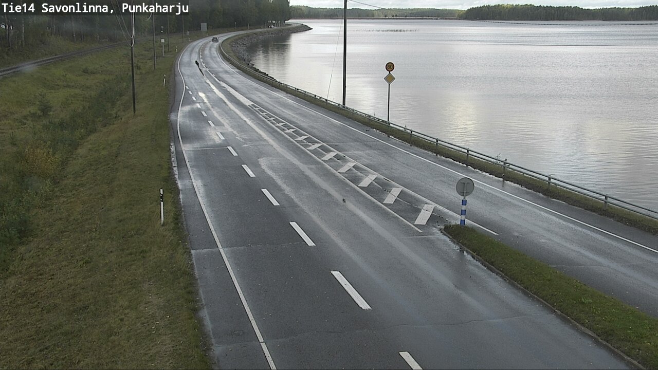 Weather Camera Image Road 14 Savonlinna, Punkaharju, Savonlinna, Etelä-Savo