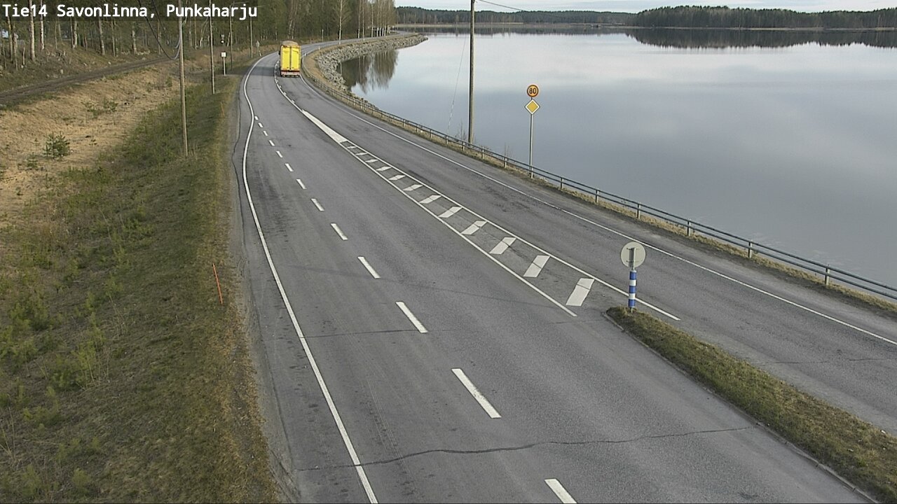 Weather Camera Image Road 14 Savonlinna, Punkaharju, Savonlinna, Etelä-Savo