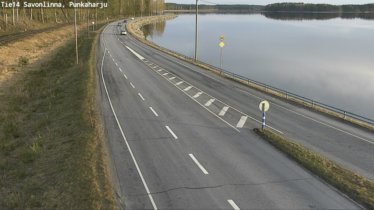Weather Camera Image Road 14 Savonlinna, Punkaharju, Savonlinna, Etelä-Savo