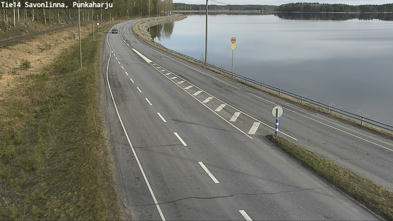 Weather Camera Image Road 14 Savonlinna, Punkaharju, Savonlinna, Etelä-Savo