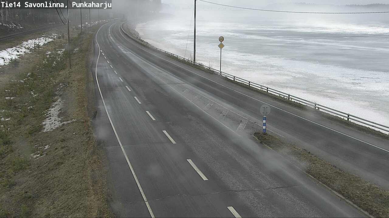 Weather Camera Image Väg 14 Savonlinna, Punkaharju, Savonlinna, Etelä-Savo