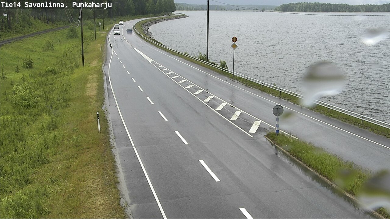 Weather Camera Image Road 14 Savonlinna, Punkaharju, Savonlinna, Etelä-Savo