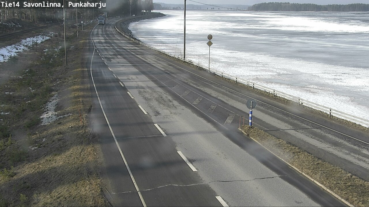 Weather Camera Image Väg 14 Savonlinna, Punkaharju, Savonlinna, Etelä-Savo