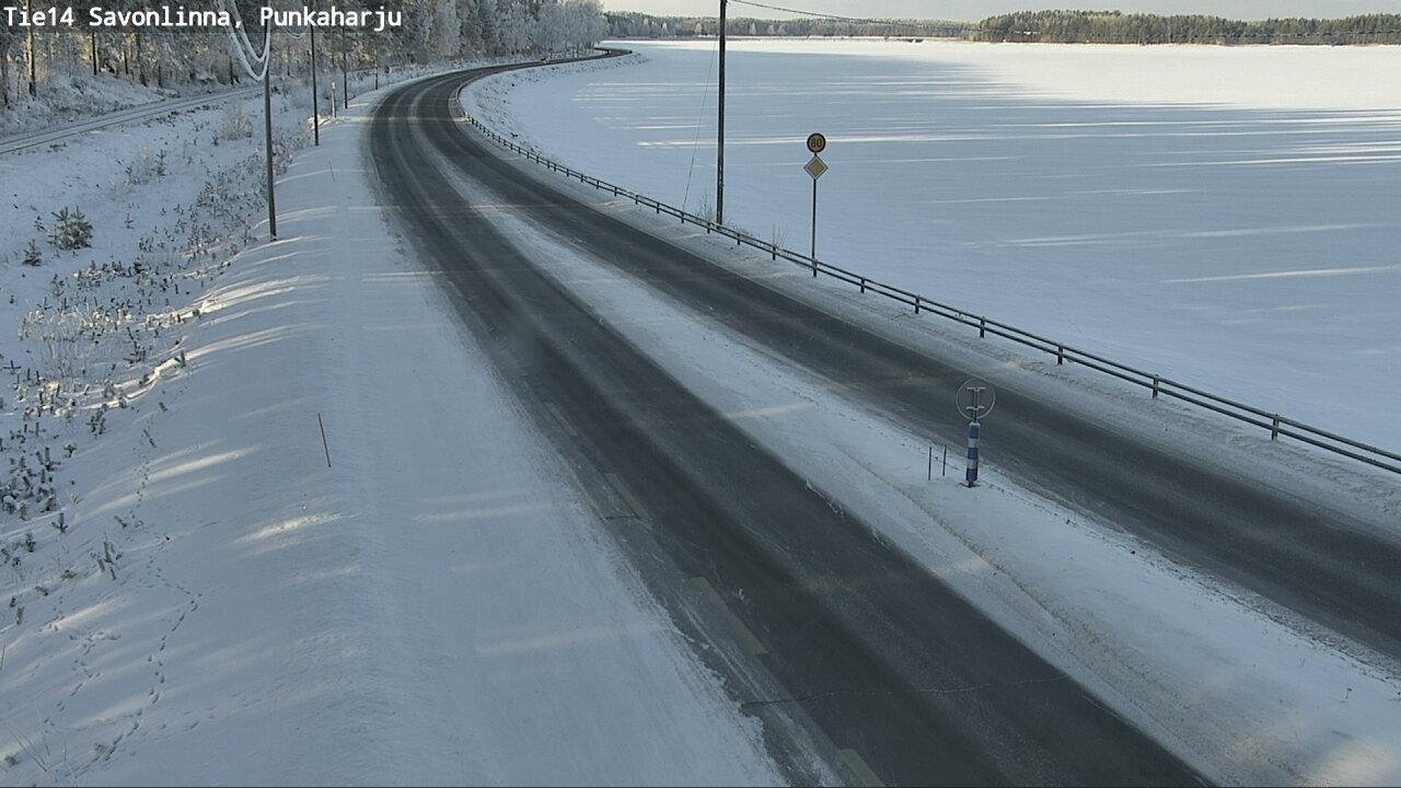 Weather Camera Image Road 14 Savonlinna, Punkaharju, Savonlinna, Etelä-Savo