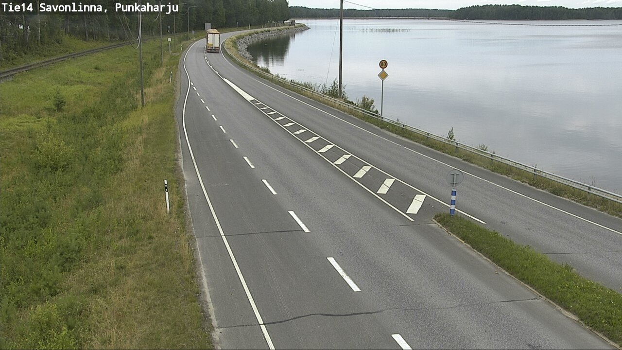 Weather Camera Image Road 14 Savonlinna, Punkaharju, Savonlinna, Etelä-Savo