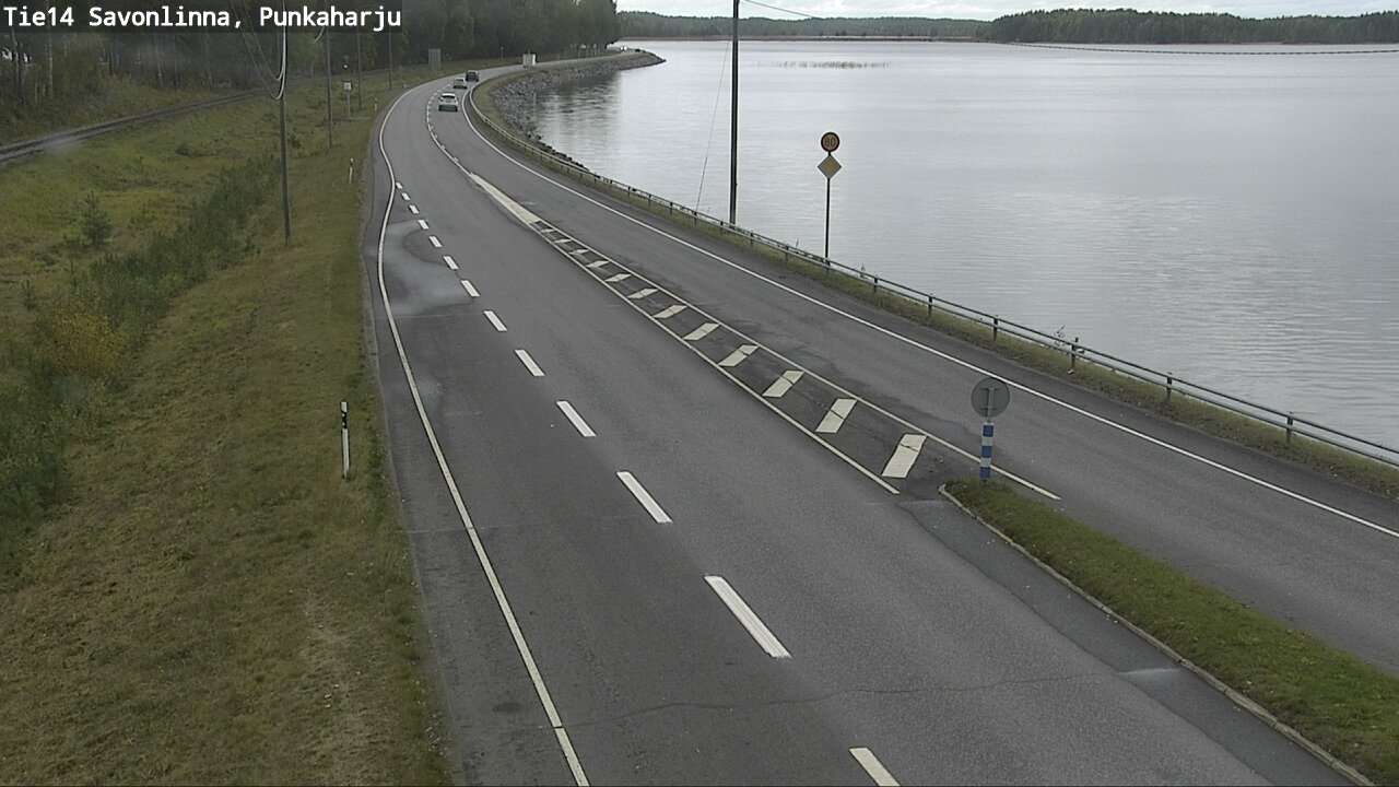 Weather Camera Image Road 14 Savonlinna, Punkaharju, Savonlinna, Etelä-Savo