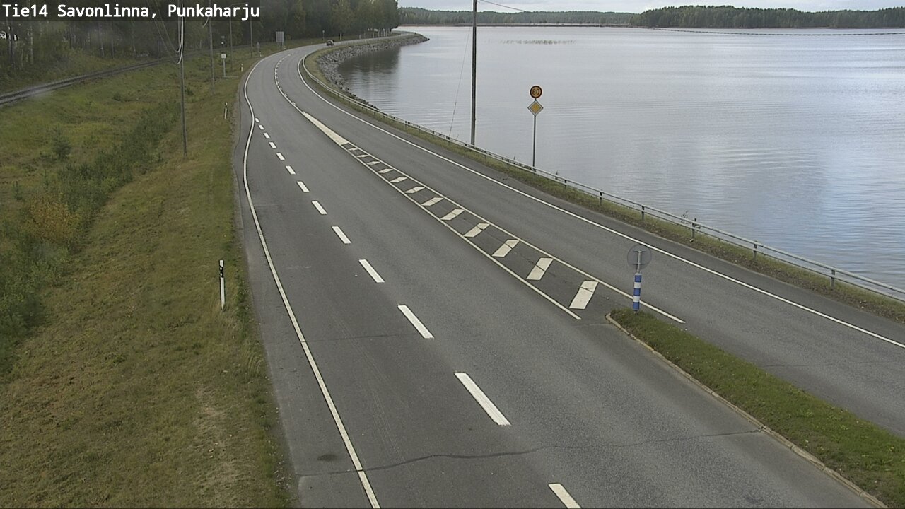 Weather Camera Image Road 14 Savonlinna, Punkaharju, Savonlinna, Etelä-Savo