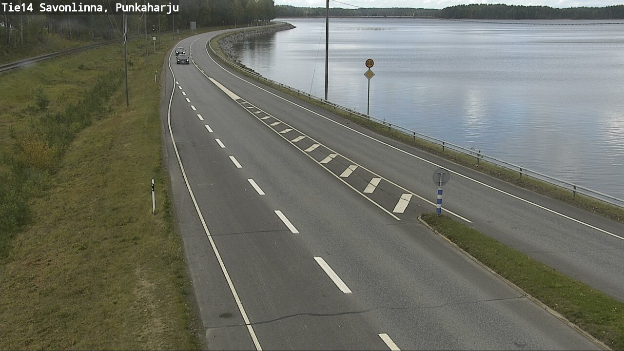Weather Camera Image Road 14 Savonlinna, Punkaharju, Savonlinna, Etelä-Savo