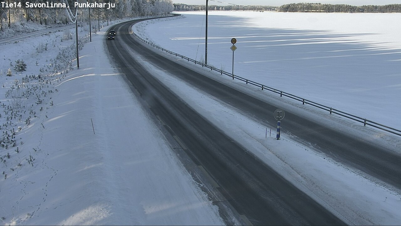 Weather Camera Image Road 14 Savonlinna, Punkaharju, Savonlinna, Etelä-Savo