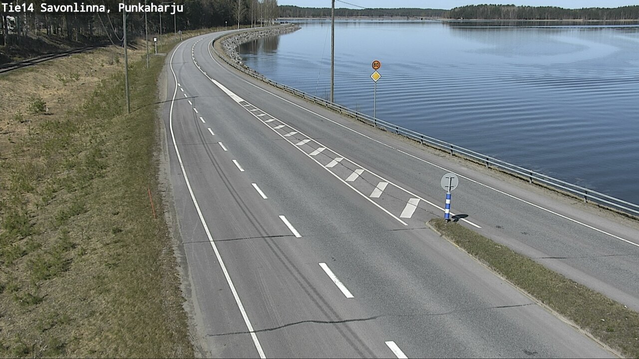 Weather Camera Image Road 14 Savonlinna, Punkaharju, Savonlinna, Etelä-Savo