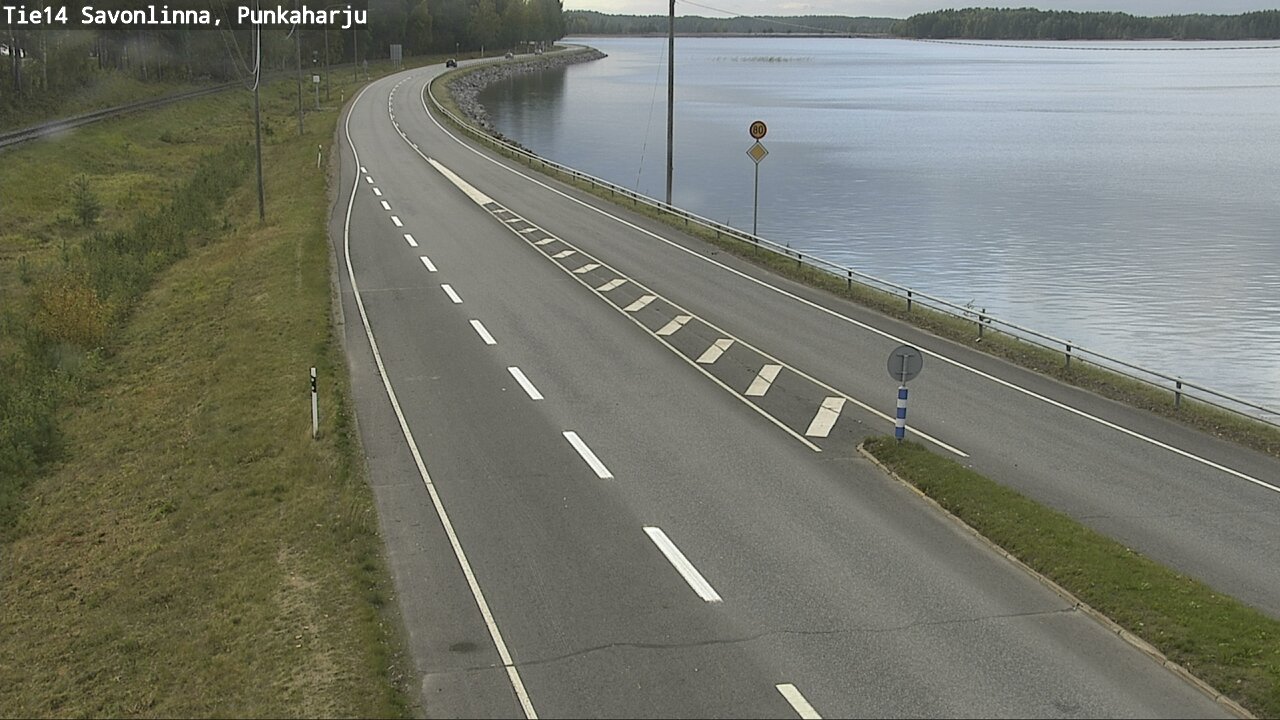 Weather Camera Image Road 14 Savonlinna, Punkaharju, Savonlinna, Etelä-Savo
