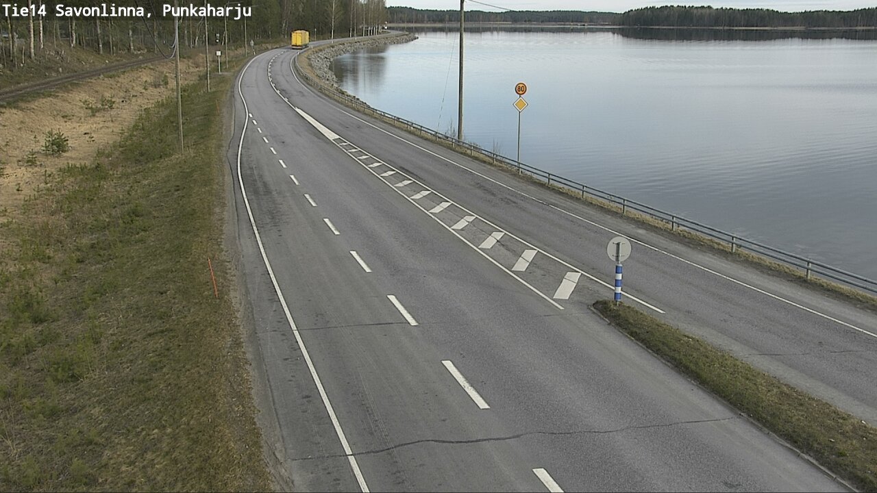 Weather Camera Image Road 14 Savonlinna, Punkaharju, Savonlinna, Etelä-Savo