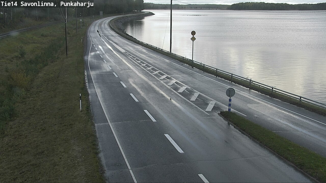 Weather Camera Image Road 14 Savonlinna, Punkaharju, Savonlinna, Etelä-Savo