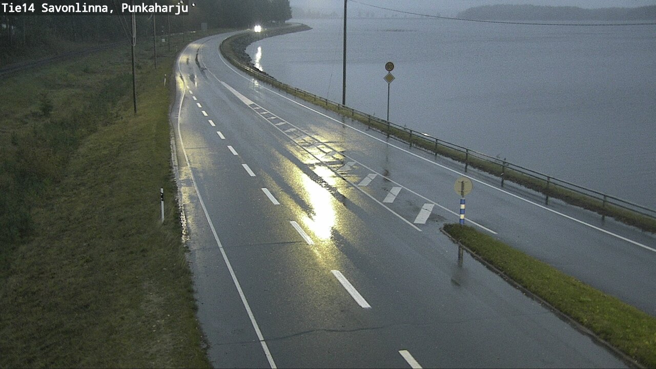 Weather Camera Image Road 14 Savonlinna, Punkaharju, Savonlinna, Etelä-Savo