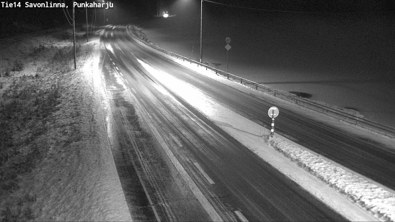 Weather Camera Image Väg 14 Savonlinna, Punkaharju, Savonlinna, Etelä-Savo