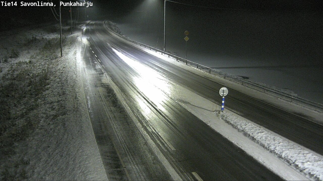 Weather Camera Image Väg 14 Savonlinna, Punkaharju, Savonlinna, Etelä-Savo