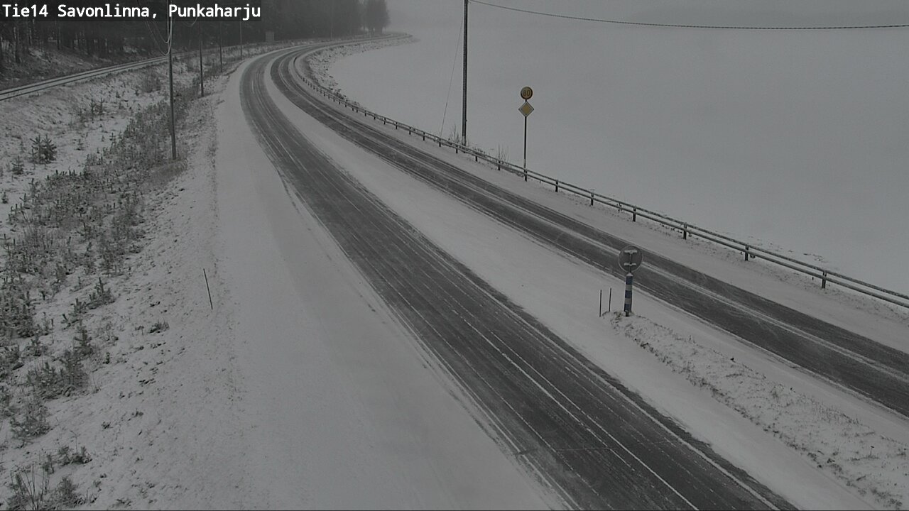 Weather Camera Image Väg 14 Savonlinna, Punkaharju, Savonlinna, Etelä-Savo