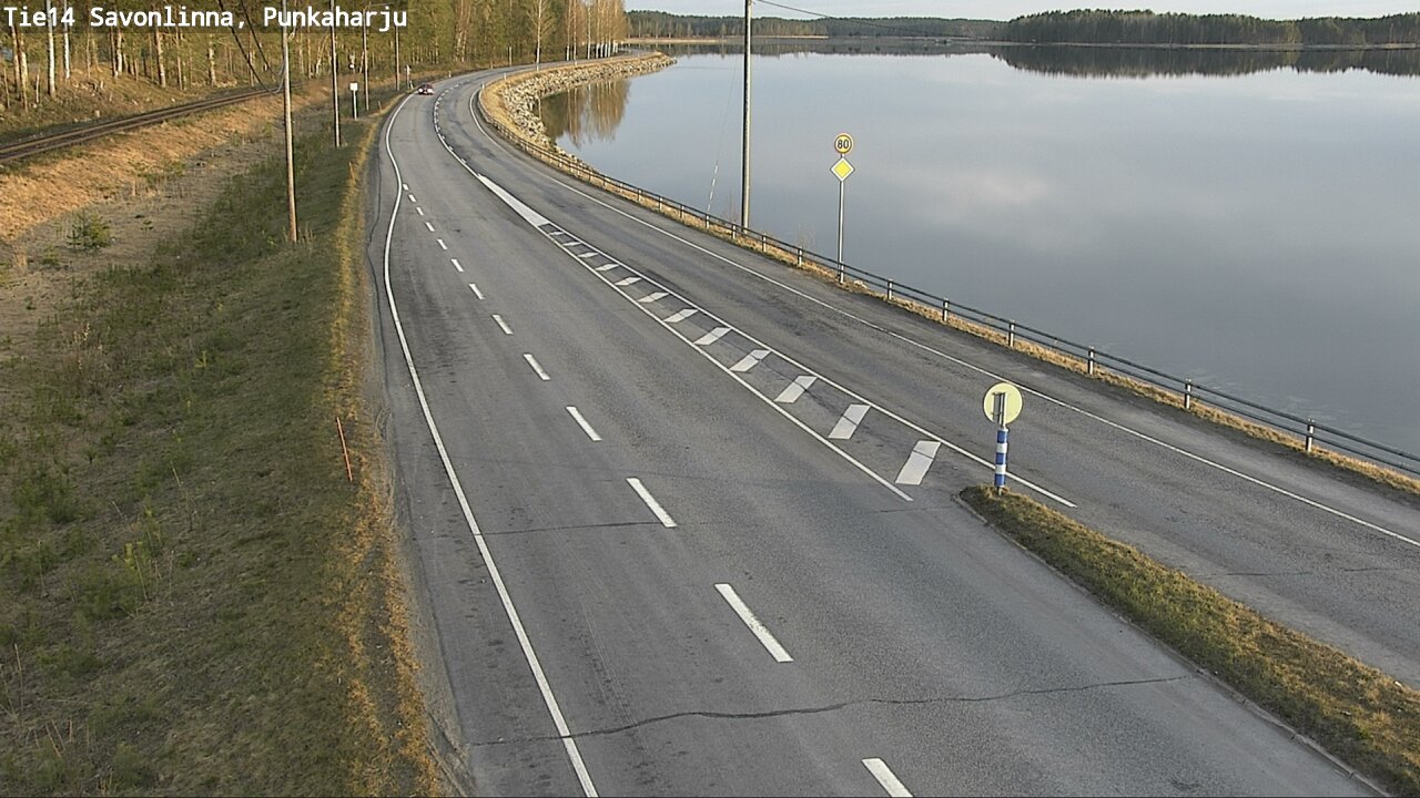 Weather Camera Image Road 14 Savonlinna, Punkaharju, Savonlinna, Etelä-Savo