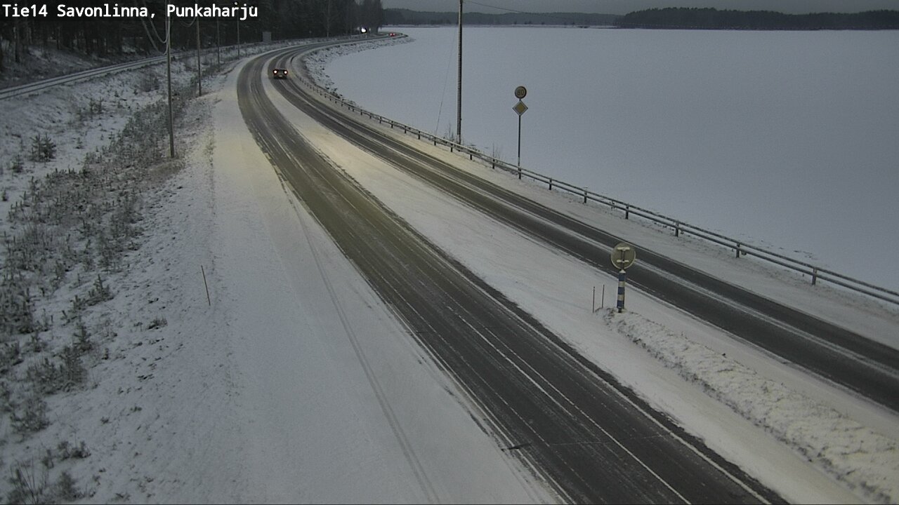 Weather Camera Image Väg 14 Savonlinna, Punkaharju, Savonlinna, Etelä-Savo