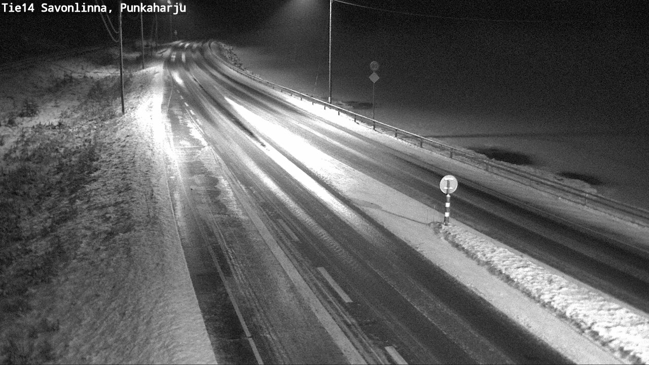 Weather Camera Image Väg 14 Savonlinna, Punkaharju, Savonlinna, Etelä-Savo