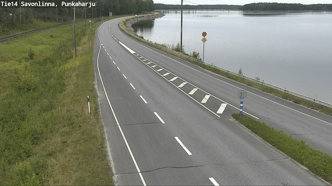 Weather Camera Image Road 14 Savonlinna, Punkaharju, Savonlinna, Etelä-Savo