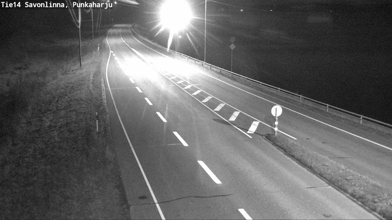 Weather Camera Image Road 14 Savonlinna, Punkaharju, Savonlinna, Etelä-Savo