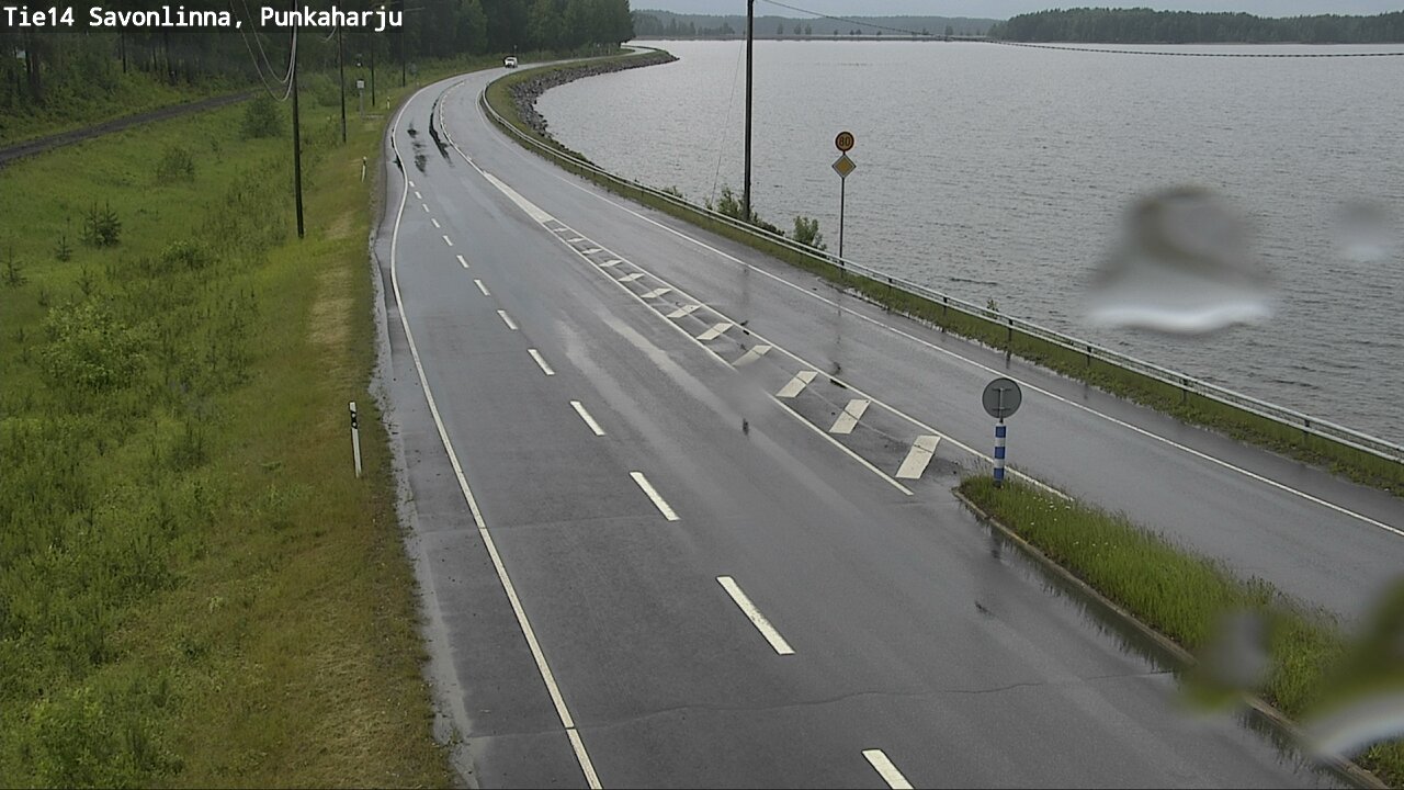 Weather Camera Image Road 14 Savonlinna, Punkaharju, Savonlinna, Etelä-Savo