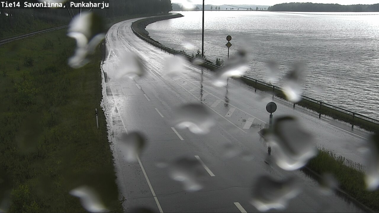 Weather Camera Image Väg 14 Savonlinna, Punkaharju, Savonlinna, Etelä-Savo