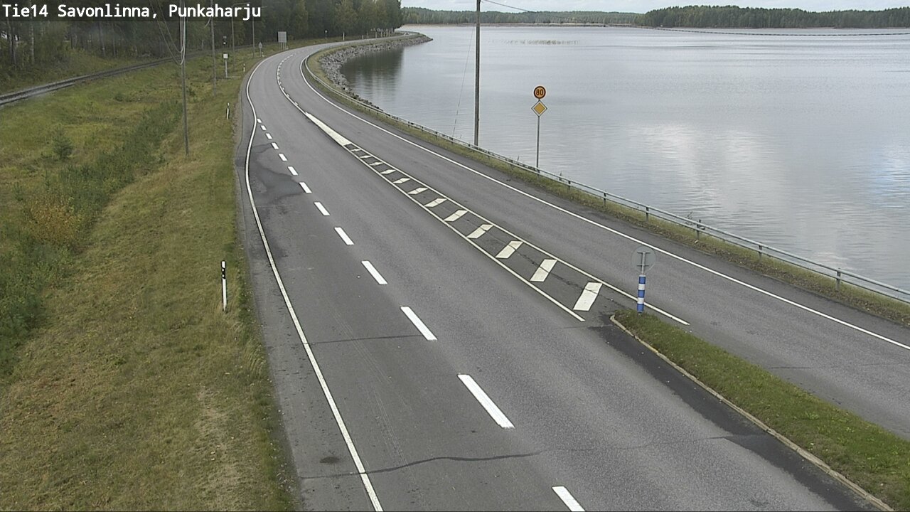 Weather Camera Image Road 14 Savonlinna, Punkaharju, Savonlinna, Etelä-Savo