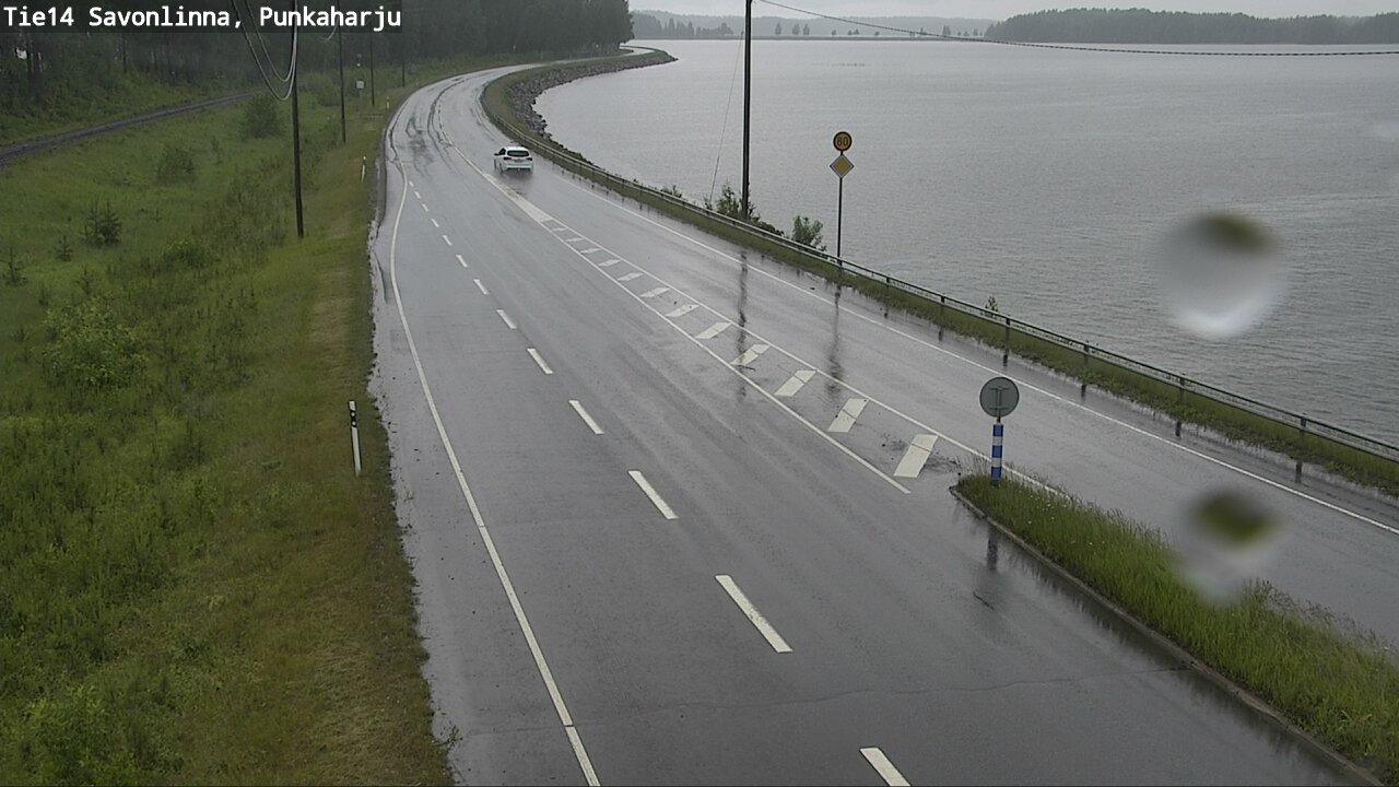 Weather Camera Image Road 14 Savonlinna, Punkaharju, Savonlinna, Etelä-Savo