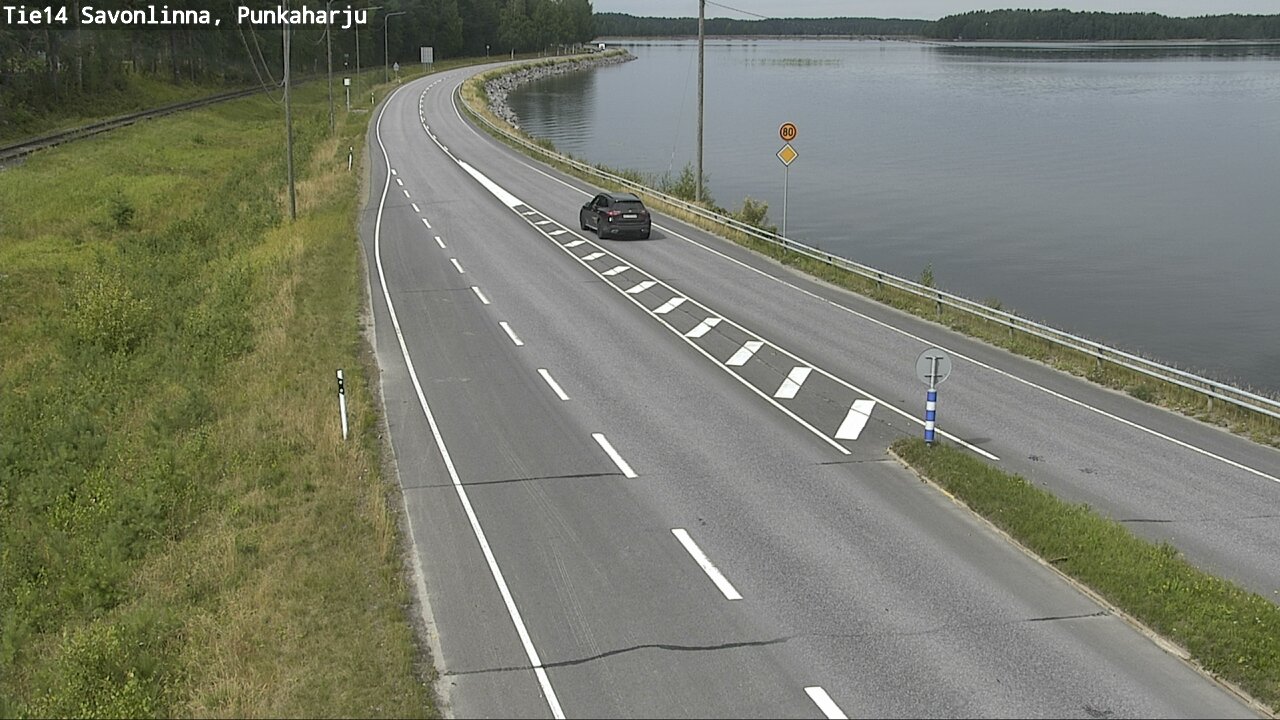 Weather Camera Image Road 14 Savonlinna, Punkaharju, Savonlinna, Etelä-Savo