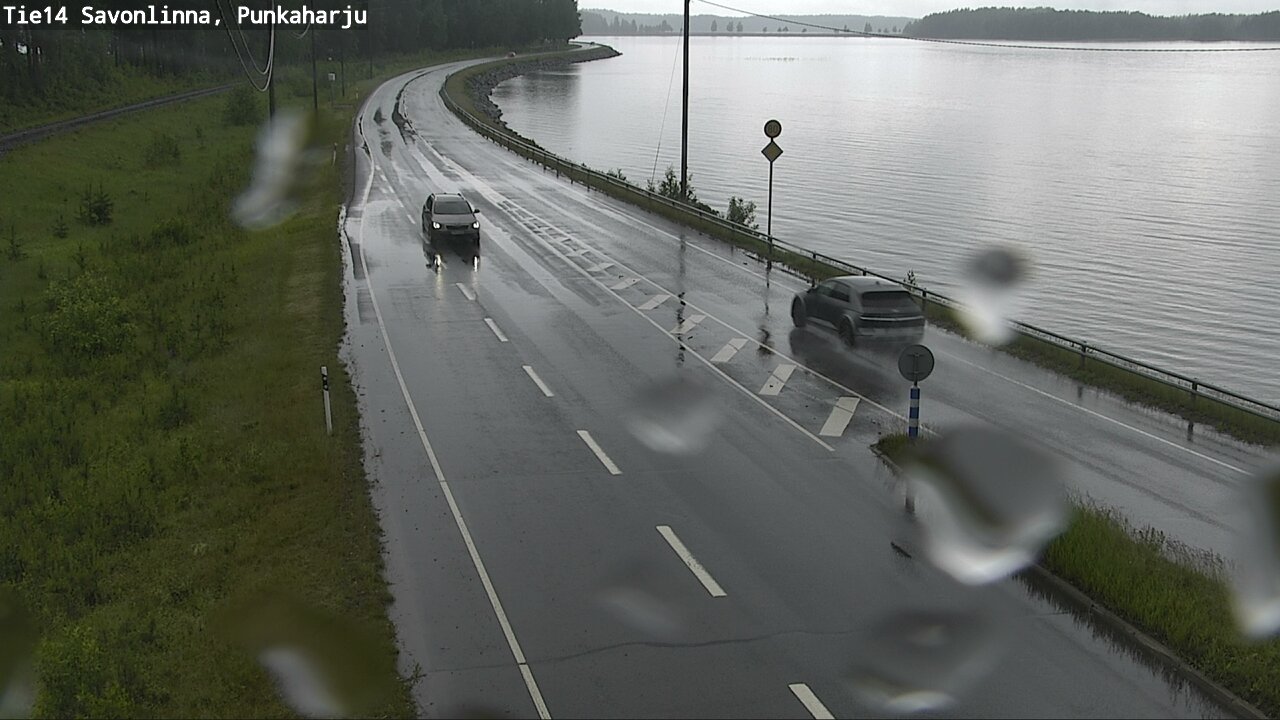 Weather Camera Image Väg 14 Savonlinna, Punkaharju, Savonlinna, Etelä-Savo