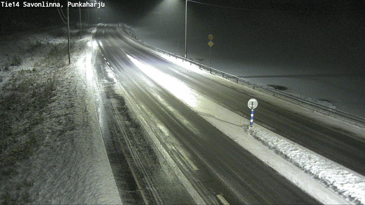 Weather Camera Image Väg 14 Savonlinna, Punkaharju, Savonlinna, Etelä-Savo