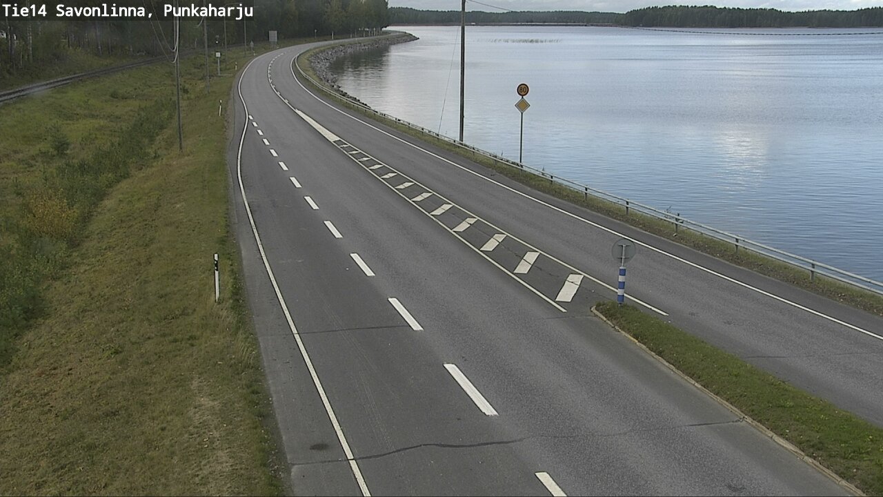 Weather Camera Image Road 14 Savonlinna, Punkaharju, Savonlinna, Etelä-Savo