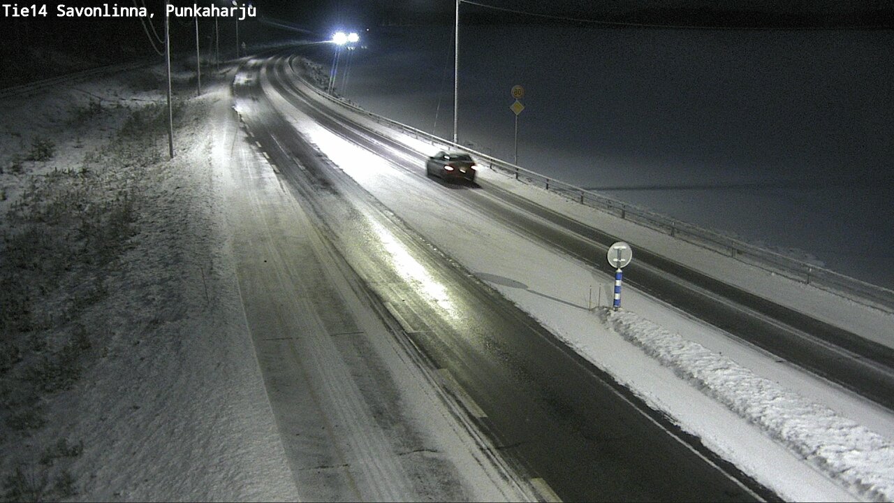 Weather Camera Image Väg 14 Savonlinna, Punkaharju, Savonlinna, Etelä-Savo