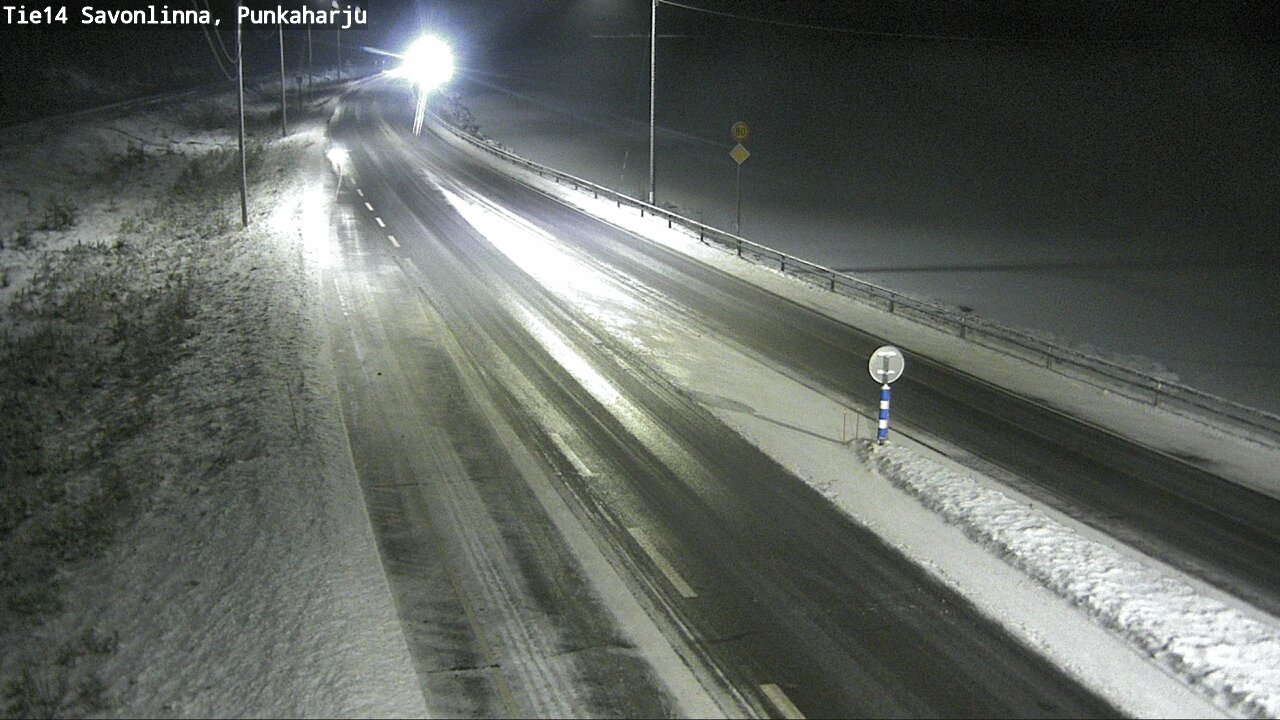 Weather Camera Image Väg 14 Savonlinna, Punkaharju, Savonlinna, Etelä-Savo