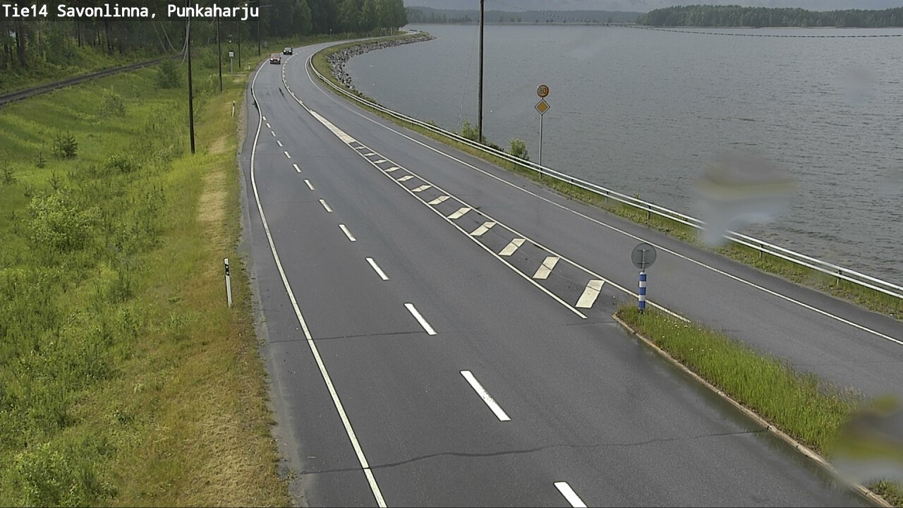Weather Camera Image Road 14 Savonlinna, Punkaharju, Savonlinna, Etelä-Savo