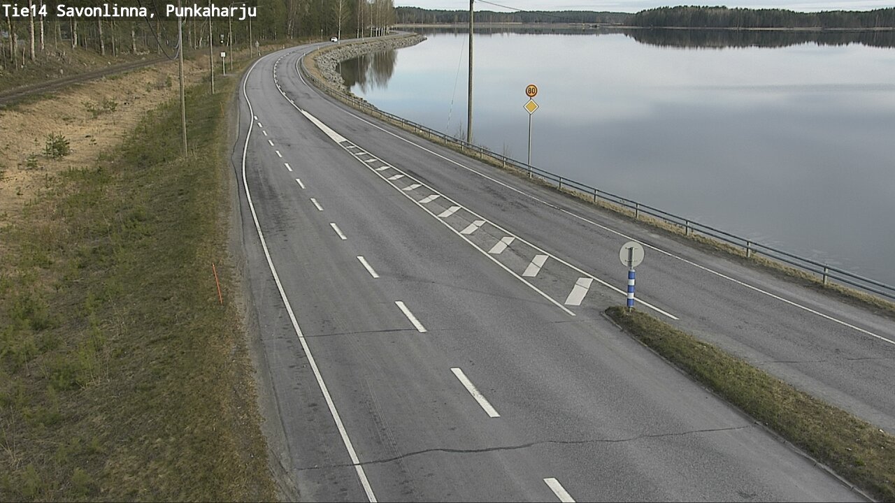 Weather Camera Image Road 14 Savonlinna, Punkaharju, Savonlinna, Etelä-Savo