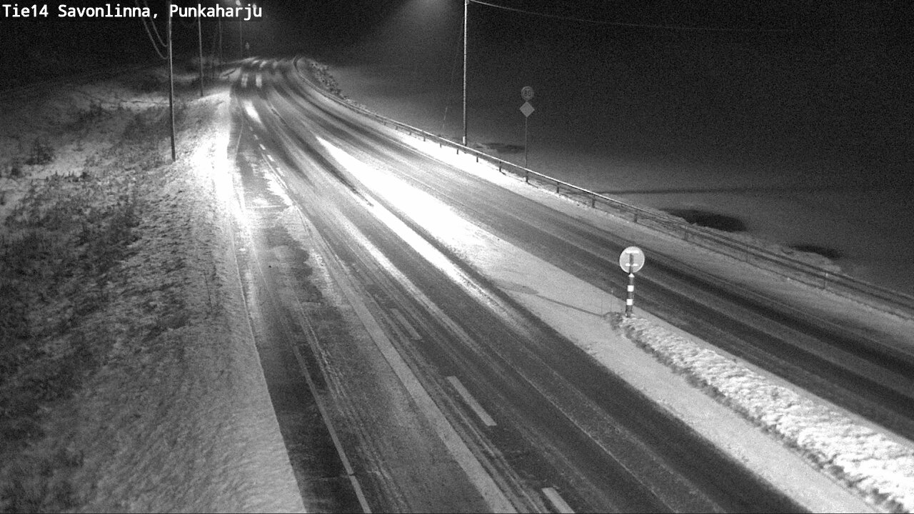 Weather Camera Image Väg 14 Savonlinna, Punkaharju, Savonlinna, Etelä-Savo