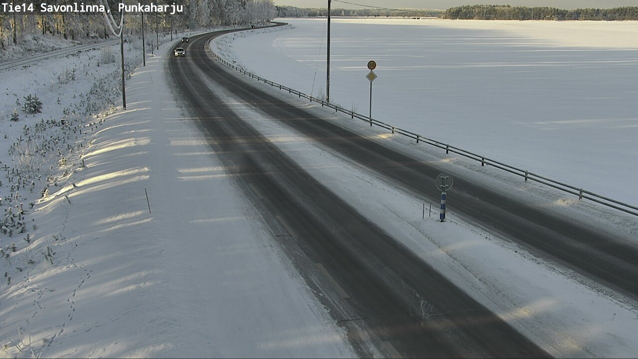 Weather Camera Image Road 14 Savonlinna, Punkaharju, Savonlinna, Etelä-Savo