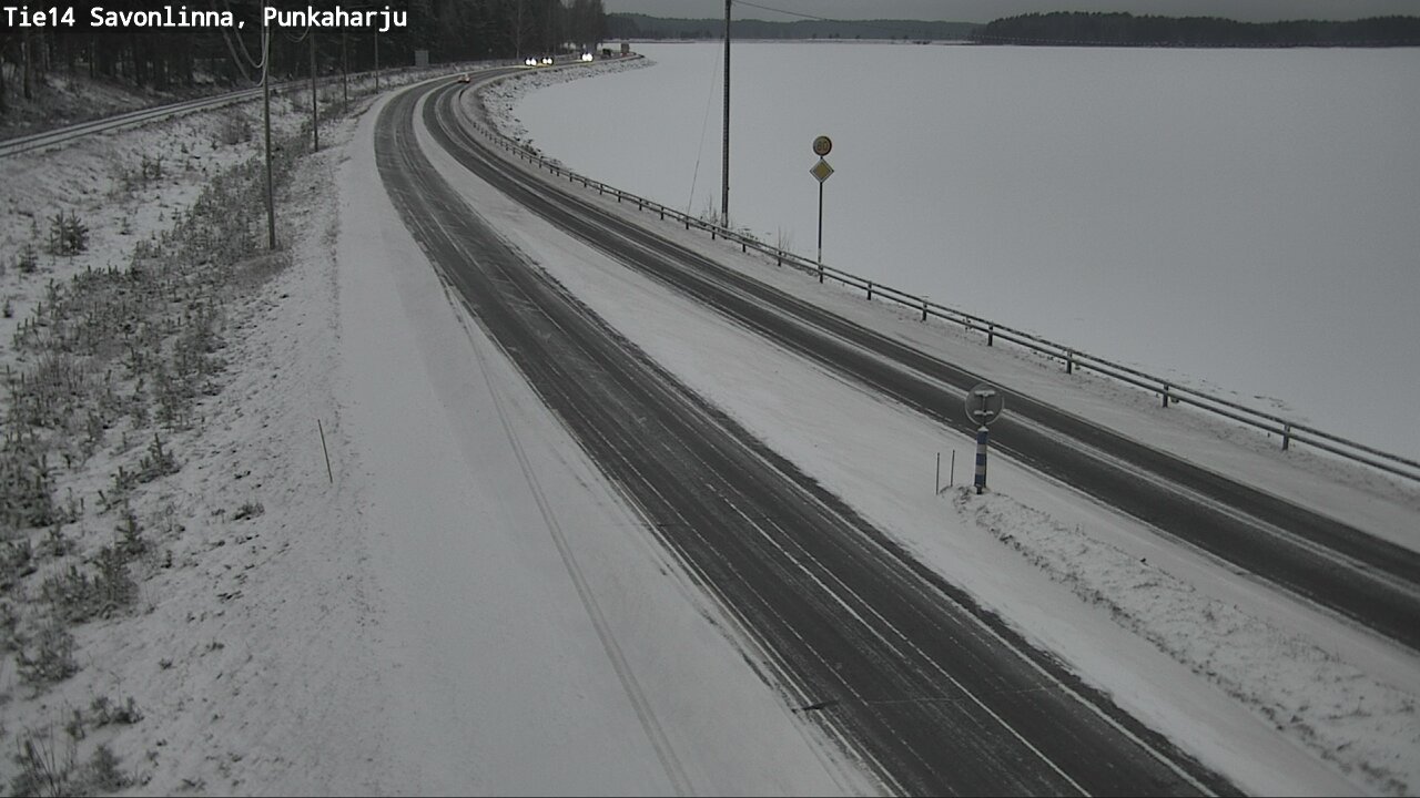 Weather Camera Image Väg 14 Savonlinna, Punkaharju, Savonlinna, Etelä-Savo